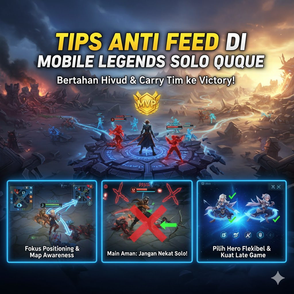 Tips Anti Feed di Mobile Legends Solo Queue: Bertahan Hidup & Carry Tim ke Victory!