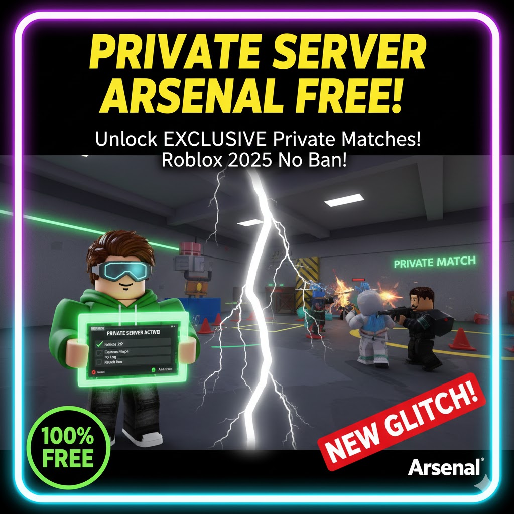 Private Server Arsenal Free 2025: Cara Dapat Gratis Roblox Tanpa Robux!