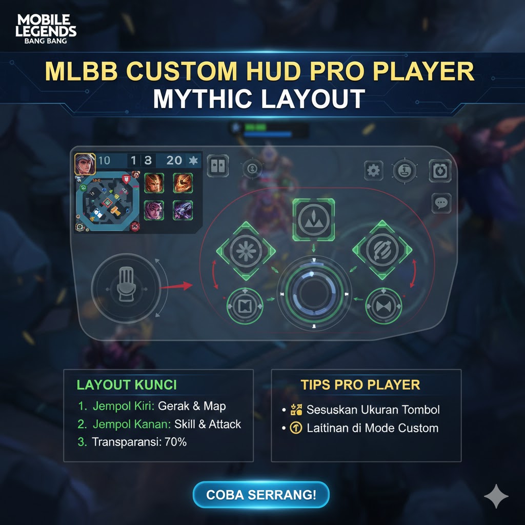 MLBB Custom HUD Pro Player Mythic Layout 2026!
