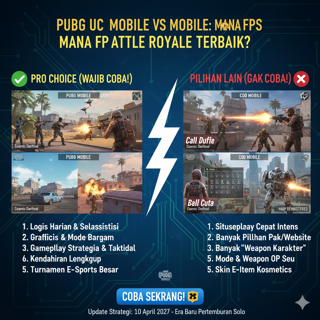 PUBG Mobile vs COD Mobile: Mana FPS Battle Royale Terbaik?