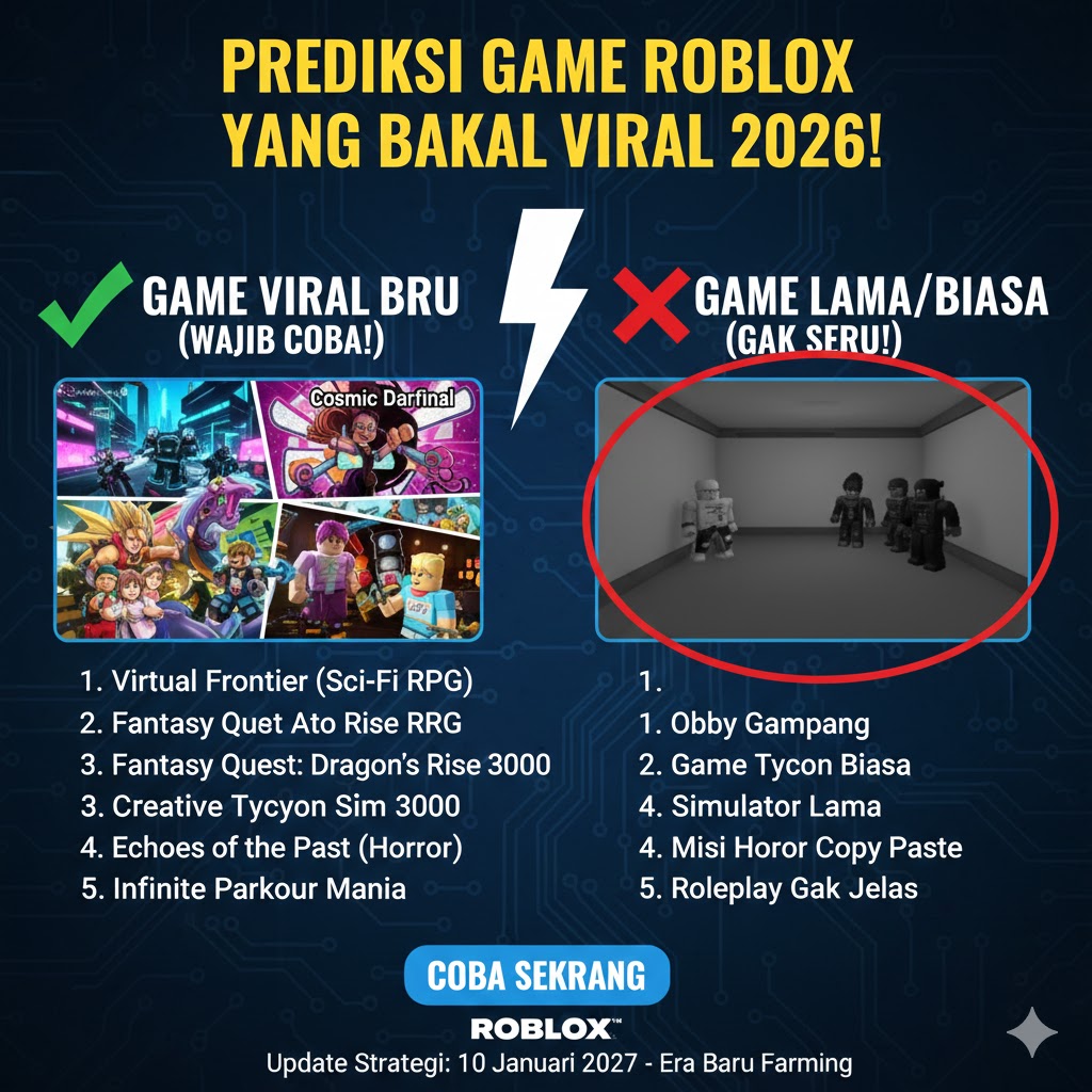 Prediksi Game Roblox yang Bakal Viral 2026!