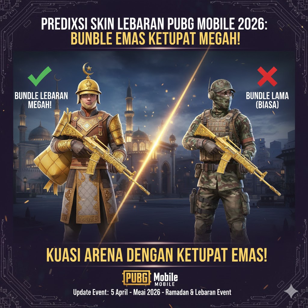 Prediksi Skin Lebaran PUBG Mobile 2026: Bundle Emas Ketupat Megah!