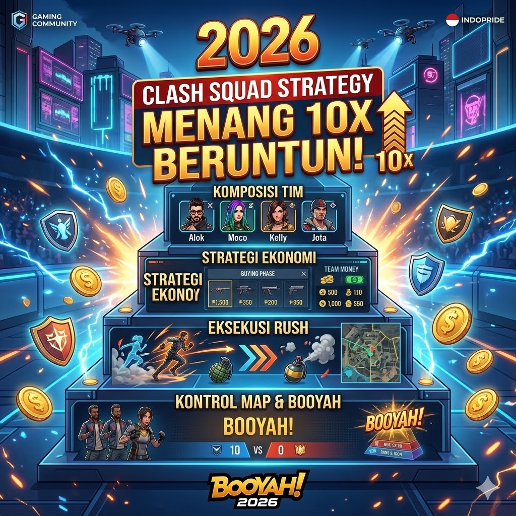 Free Fire Clash Squad: Strategi Menang 10 Kali Beruntun!